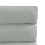 vidaXL Chaises à manger lot de 4 Gris clair Velours