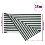 vidaXL Filet brise-vue vert et blanc 1 8x25 m PEHD 195 g/m²