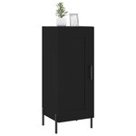 vidaXL Buffet Noir 34 5x34x90 cm Bois d'ingénierie