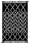 Tapis de salon FAS 80 x 150 cm - Noir