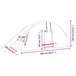 vidaXL Serre avec cadre en acier vert 12 m² 6x2x2 85 m