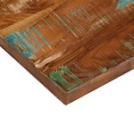 vidaXL Dessus de table 40x20x2 5 cm rectangulaire bois massif récupéré
