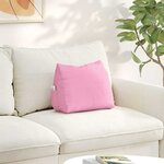vidaXL Coussin de Dos Rose 45 x 20 x 35 cm tissu