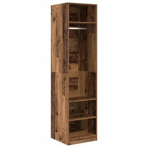 vidaXL Armoire avec étagère Bois ancien Bois d'ingénierie