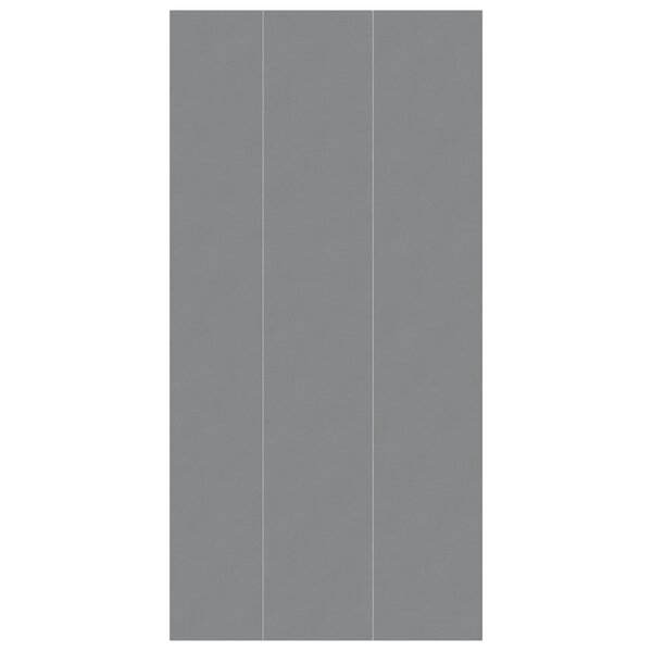 vidaXL Bâche de piscine gris clair 750x370 cm géotextile polyester