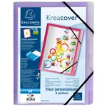 Trieur personnalisable KREACOVER, 8 compartiments polypropylène Coloris Aléatoire EXACOMPTA
