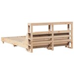 vidaXL Cadre de lit sans matelas 150x200 cm bois de pin massif