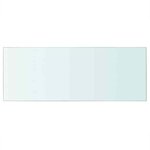 vidaXL Panneau pour étagère Verre transparent 60 x 25 cm