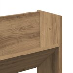 vidaXL Armoire à chaussures murale chêne artisanal bois d'ingénierie