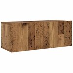 vidaXL Meubles TV muraux 3 Pièces vieux bois bois d'ingénierie