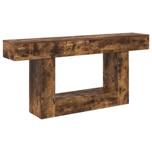 vidaXL Chêne Fumé 160 x 30 x 74 cm