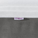 Matelas à ressorts ensachés vidaXL Gris clair Medium 120x190x20 cm Tissu