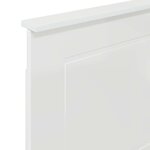 vidaXL Tête de lit Blanc brillant 80 cm Bois d'ingénierie