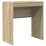 vidaXL Bureau avec tiroir avec étagère 2 Pièces Chêne Sonoma