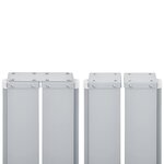 vidaXL Auvent latéral rétractable Rouge 140 x 1000 cm