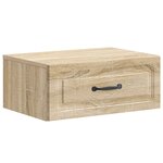 vidaXL Cabinet de chevet mural Chêne Sonoma 49 x 34 5 x 20 cm