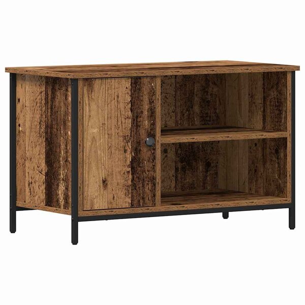vidaXL Meuble TV Bois ancien 80 x 40 x 50 cm Bois d'ingénierie