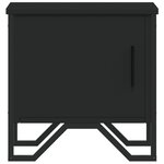 vidaXL Table de chevet Noir 40 x 30 x 40 cm Aggloméré