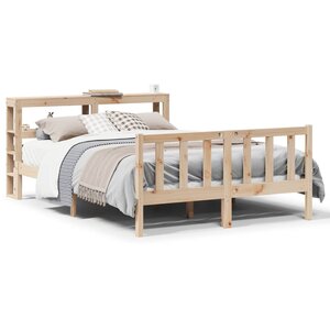 vidaXL Cadre de lit sans matelas 120x200 cm bois de pin massif