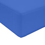 vidaXL Coussin de canapé d'extérieur 3 Pièces Bleu royal Polyester