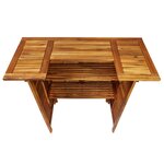 vidaXL Ensemble de bar de jardin 5 Pièces Bois d'acacia massif