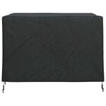 vidaXL Housse pour meubles Uni Noir 110 x 84 x 70 cm Tissu Oxford 600D