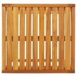 vidaXL vidaXL Table en forme de C 42x40x50 cm bois massif d'acacia