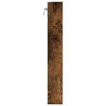 vidaXL Armoire à vitrine chêne fumé 80x8 5x58 cm bois d'ingénierie