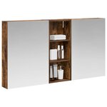 vidaXL Ensemble de Meubles de Salle de Bain 3 Pièces 130 x 14 5 x 70 cm