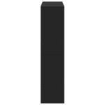 vidaXL Bibliothèque noir 100x33x135 cm bois d'ingénierie