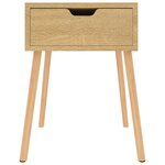 vidaXL Table de chevet Chêne sonoma 40x40x56 cm Bois d'ingénierie