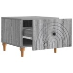 vidaXL Table basse Sonoma gris 49 x 50 x 40 cm Bois d'ingénierie