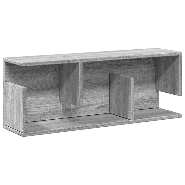 vidaXL Armoire murale 80x20x30 cm sonoma gris bois d'ingénierie