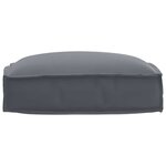 vidaXL Coussin pour assise de palette Anthracite 50 x 50 x 12 cm