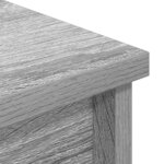 VidaXL Buffet sonoma gris 37 5x35x180 cm bois d'ingénierie