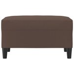 vidaXL Repose-pied Marron 70x55x41 cm Similicuir