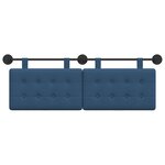 vidaXL Tête de lit suspendue Tissu