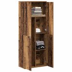 vidaXL Haut Armoire Bois ancien 70 x 33 5 x 180 cm Bois d'ingénierie