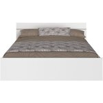 Lit adulte BOSTON 160 x 200 - blanc