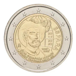 2 euros commémorative Espagne 2022 - Premier tour du monde.
