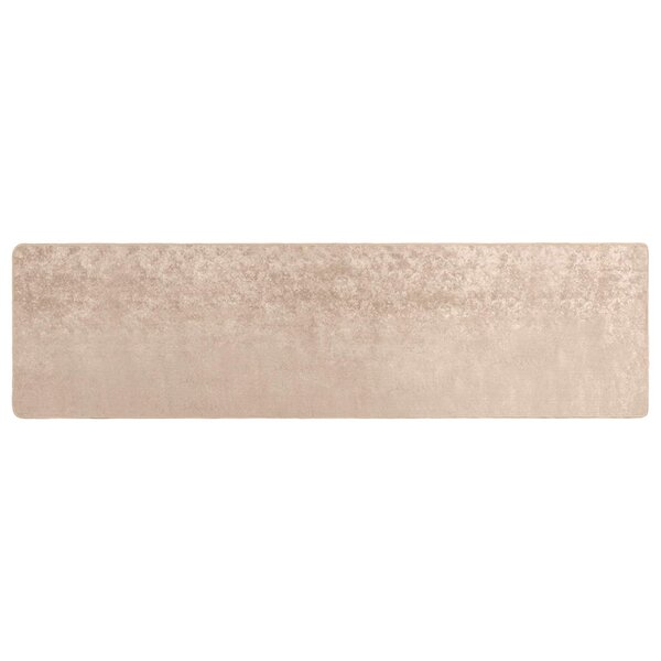 vidaXL Coureur de Tapis MARSA Beige 80 x 350 cm Polyester et PVC