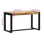 vidaXL Banc 80x35x45 cm bois massif de manguier