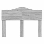 vidaXL Tête de lit Gris Sonoma 135 cm Bois d'ingénierie