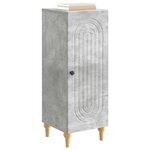 vidaXL Buffet Gris béton 33 x 34 5 x 90 cm Bois d'ingénierie