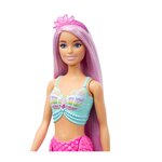 Mattel HRR00 - Barbie Poupée mannequin Fantaisie sirèneà cheveux longs