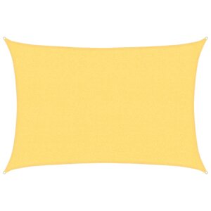 vidaXL Voile d'ombrage 160 g/m² Beige 2 5x3 5 m PEHD