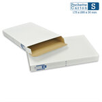 Lot de 5 boîtes pochettes carton s - hauteur 3cm - format 175x285 mm