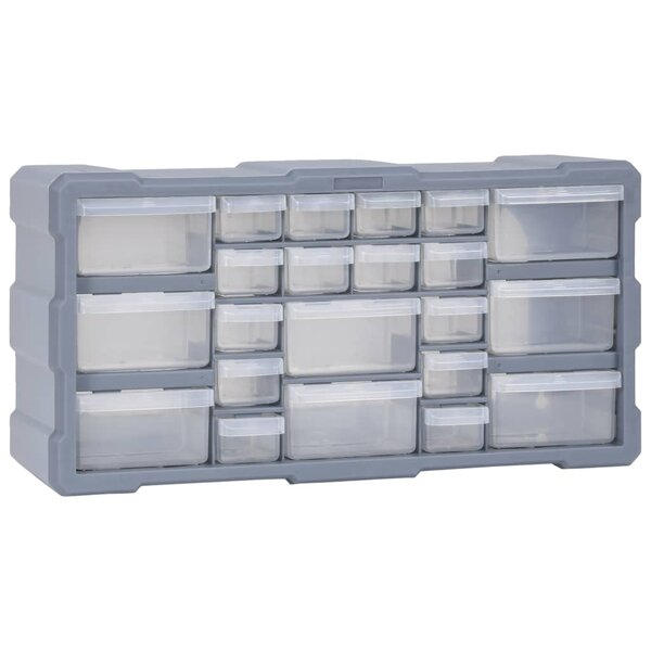 vidaXL Organisateur multi-tiroirs avec 22 tiroirs 49x16x25 5 cm