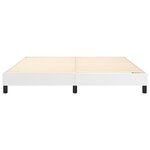 vidaXL Cadre de lit sans matelas blanc 180x200 cm similicuir
