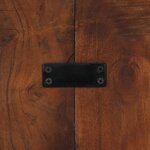vidaXL Tête de lit multicolore 200 cm bois massif récupération